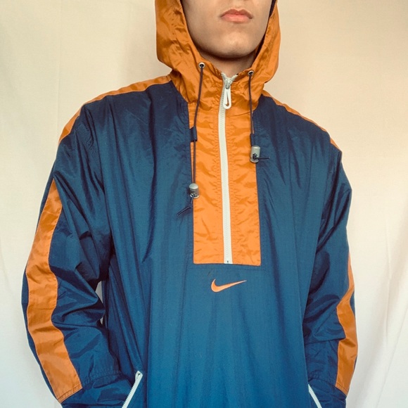 Nike Other - Vintage Nike White Tag Hooded Windbreaker